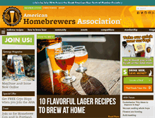 Tablet Screenshot of homebrewersassociation.org